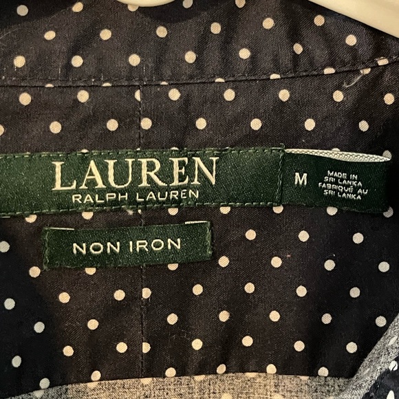 Lauren Ralph Lauren medium blue with white polka dots - Picture 3 of 6